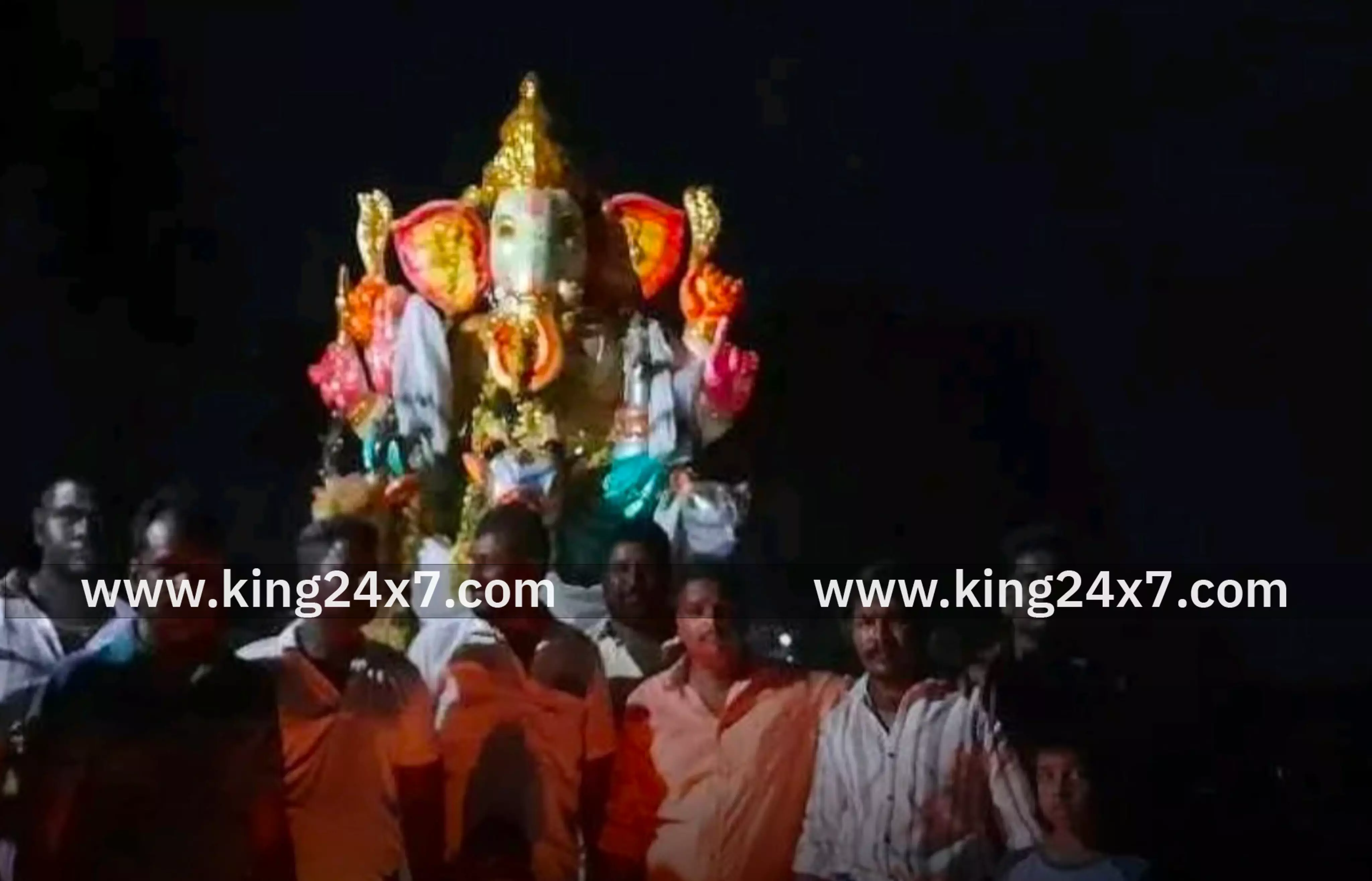 கணியம்பாடி ஊராட்சியில் விநாயகர் சதுர்த்தி நிறைவு நாள்