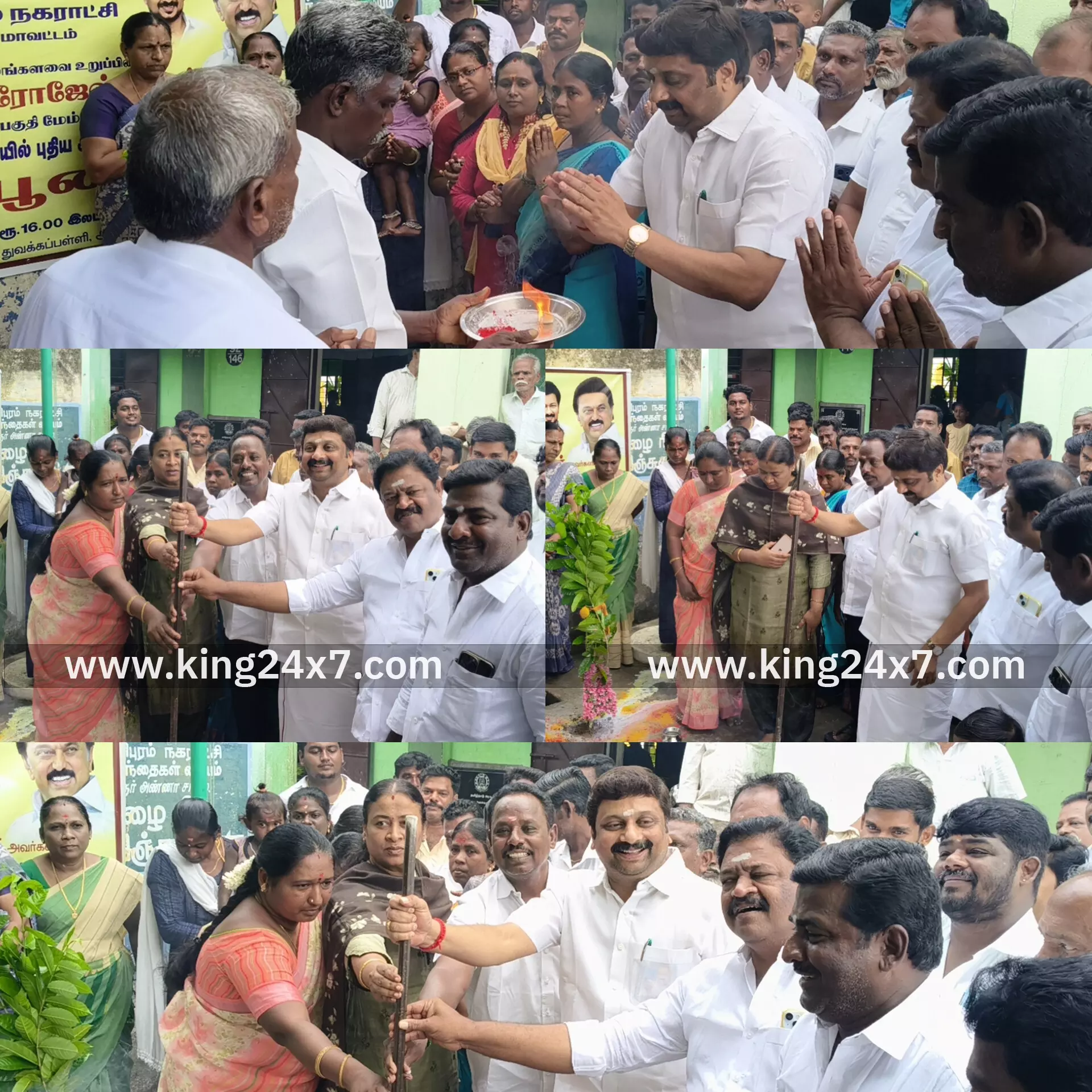 ராசிபுரத்தில் ரூ.16 லட்சம் மதிப்பில் புதிய அங்கன்வாடி மைய கட்டிடம் கட்டும் பணி பூமி பூஜை: எம்பி ராஜேஷ்குமார் பங்கேற்பு..