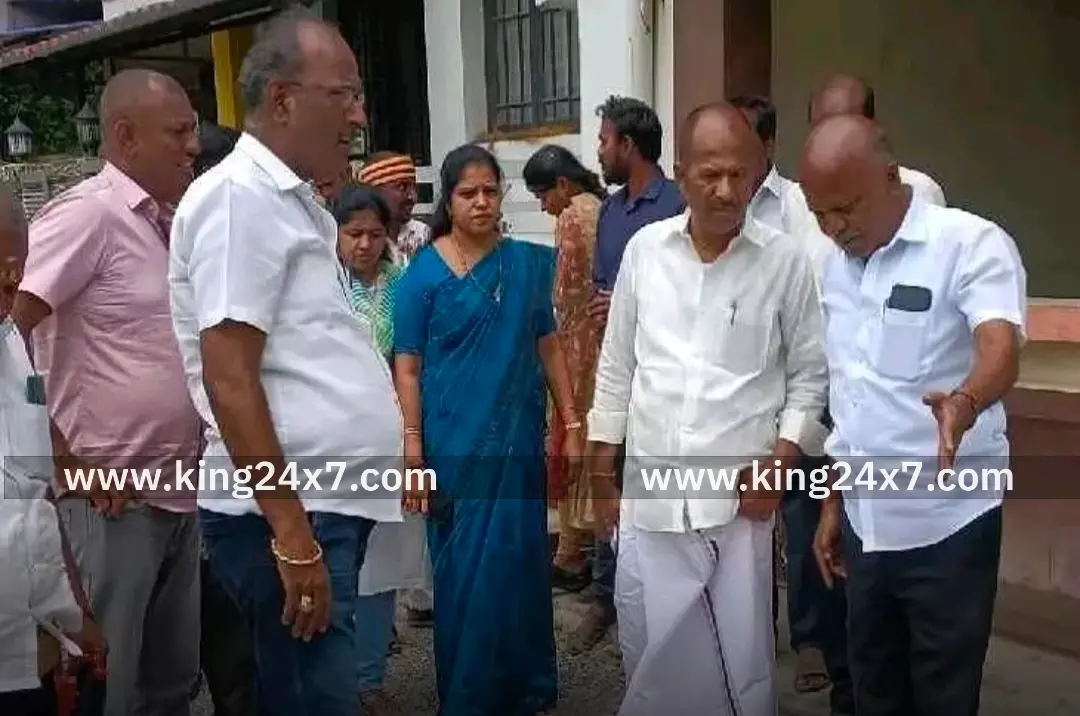 சாலை அமைக்கும் பணியை எம்எல்ஏ ஆய்வு!