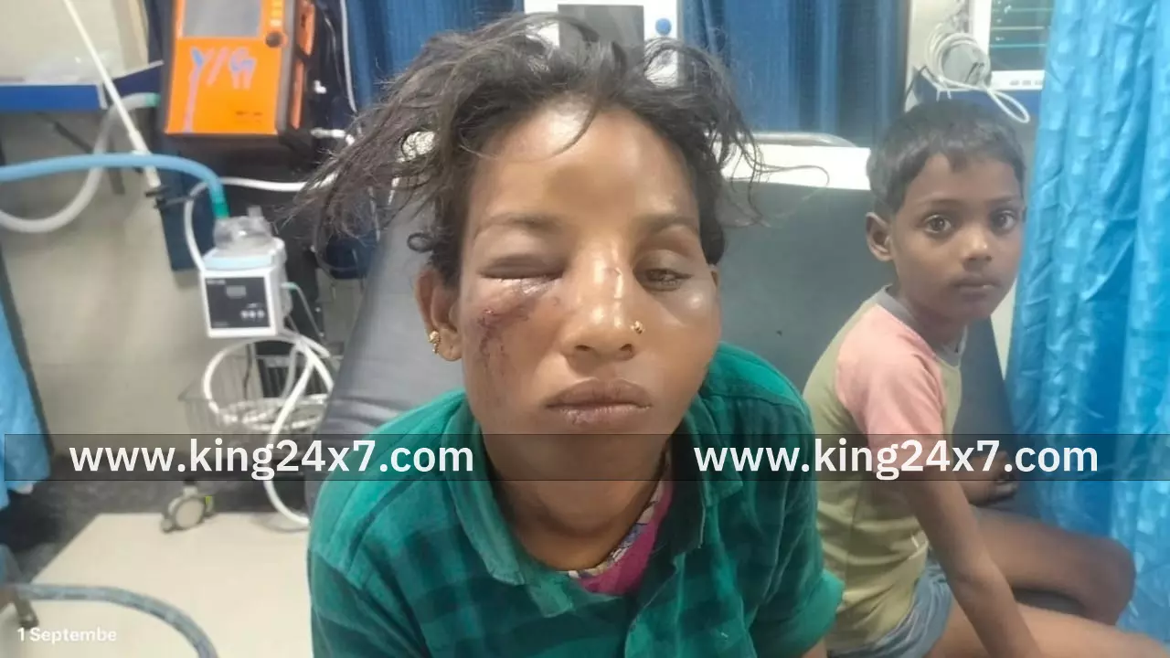 குடிபோதையில் கணவன் - மனைவி அட்டூழியம்