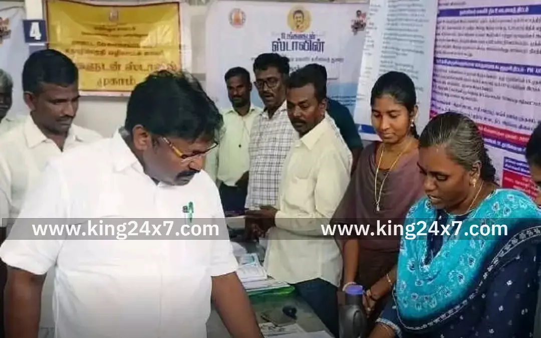 உங்களுடன் ஸ்டாலின் திட்ட முகாமில் எம்எல்ஏ ஆய்வு