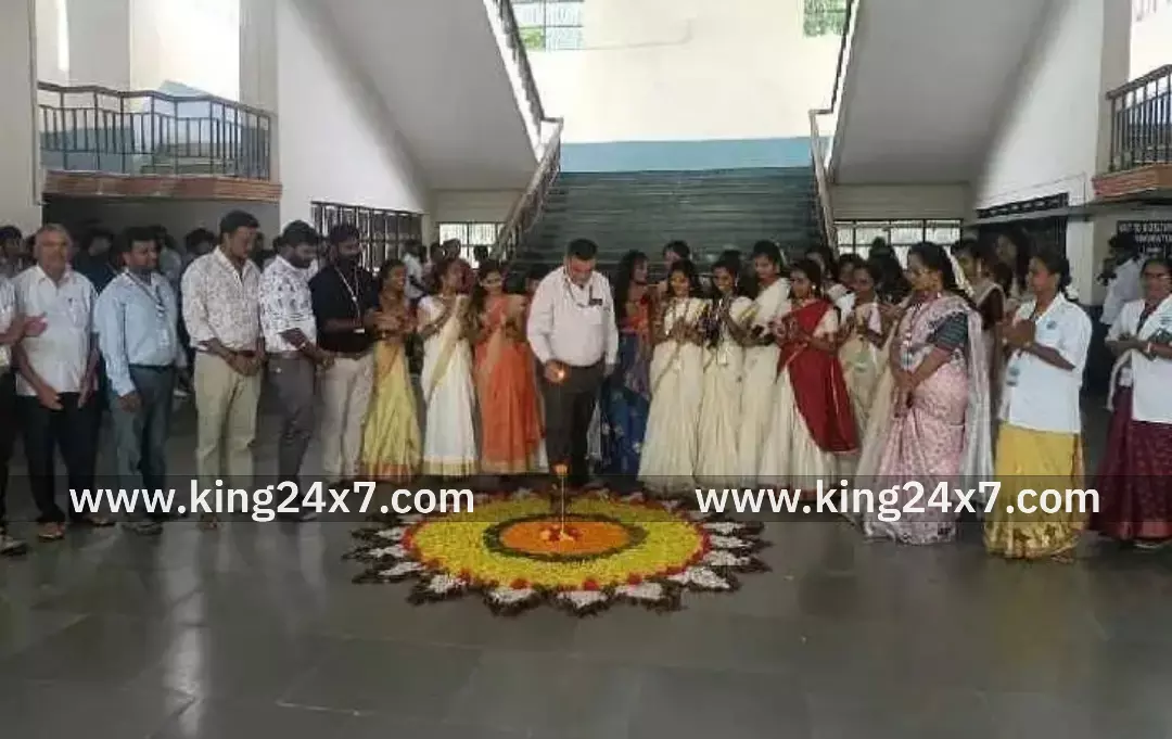 ஓசூர்: கல்லூரியில் நடைபெற்ற ஓணம் கொண்டாடட்டம்