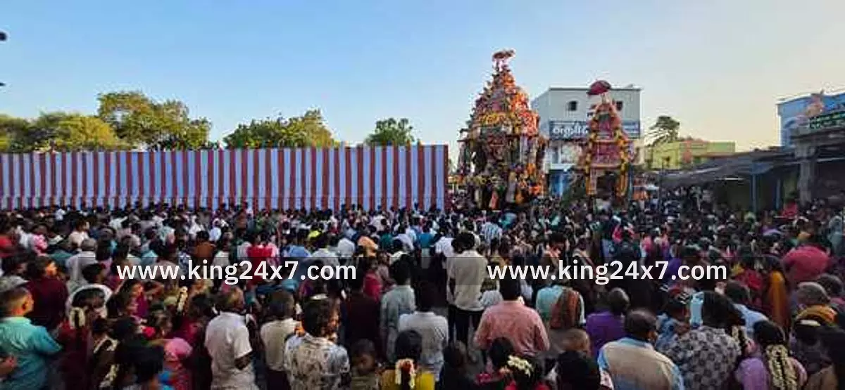 ஆலடிப்பட்டி ஸ்ரீ வைத்தியலிங்க சுவாமி கோயில் தேரோட்டம் ஆலடிப்பட்டி ஸ்ரீ வைத்தியலிங்க சுவாமி கோயில் தேரோட்டம்