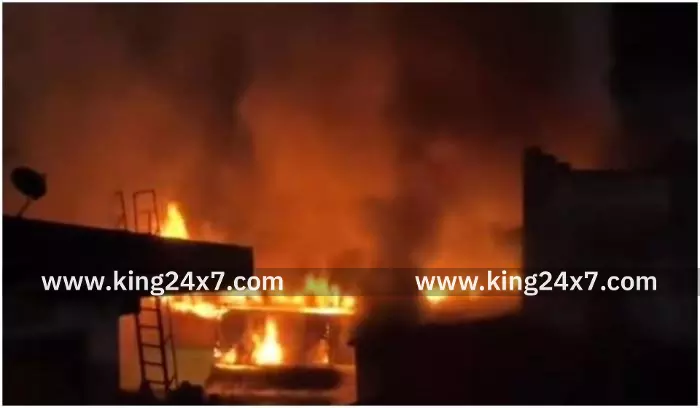 கோவில்பட்டியில் தீப்பெட்டி ஆலையில் தீ விபத்து!