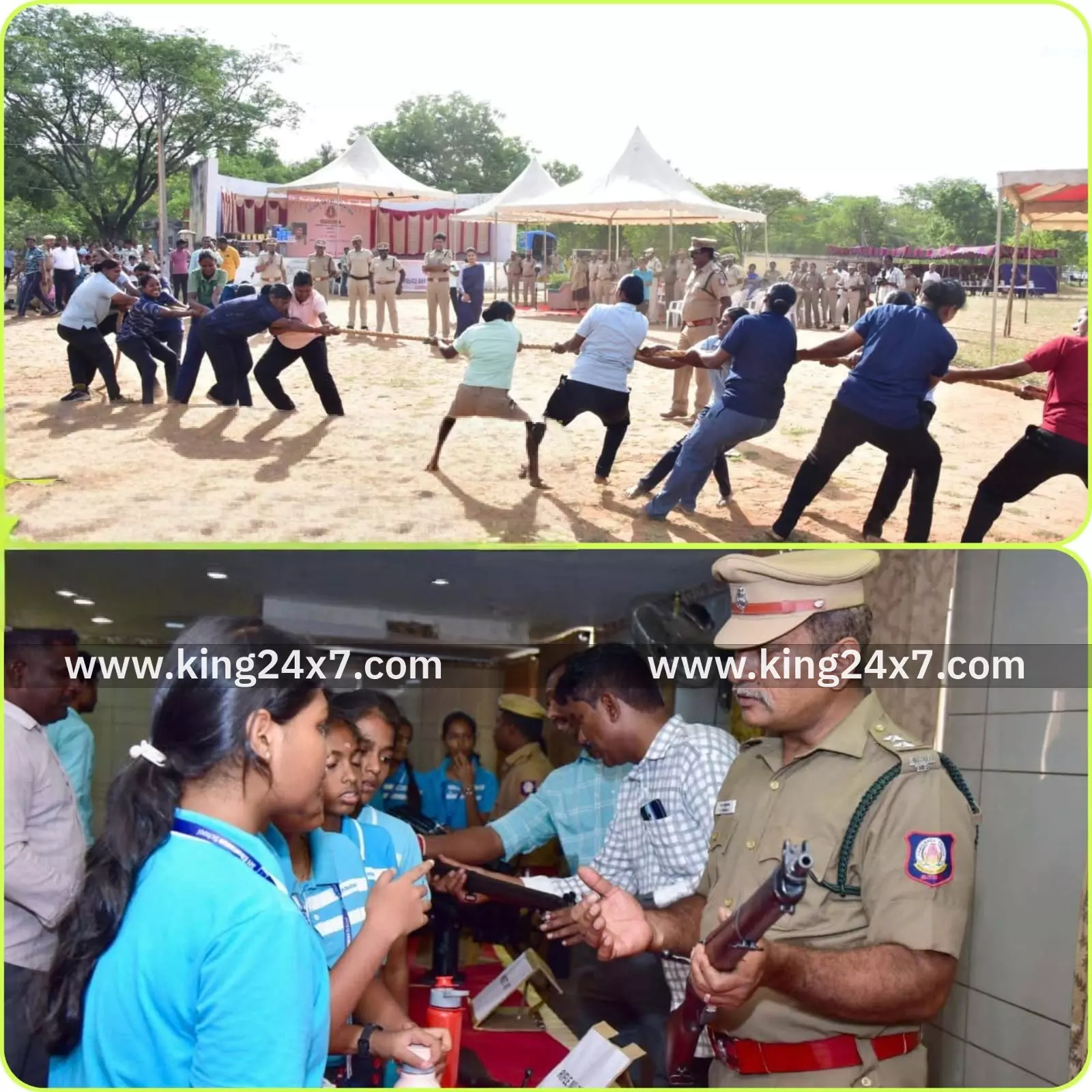 சீலப்பாடி ஆயுதப்படை மைதானத்தில் காவலர் தின விழா