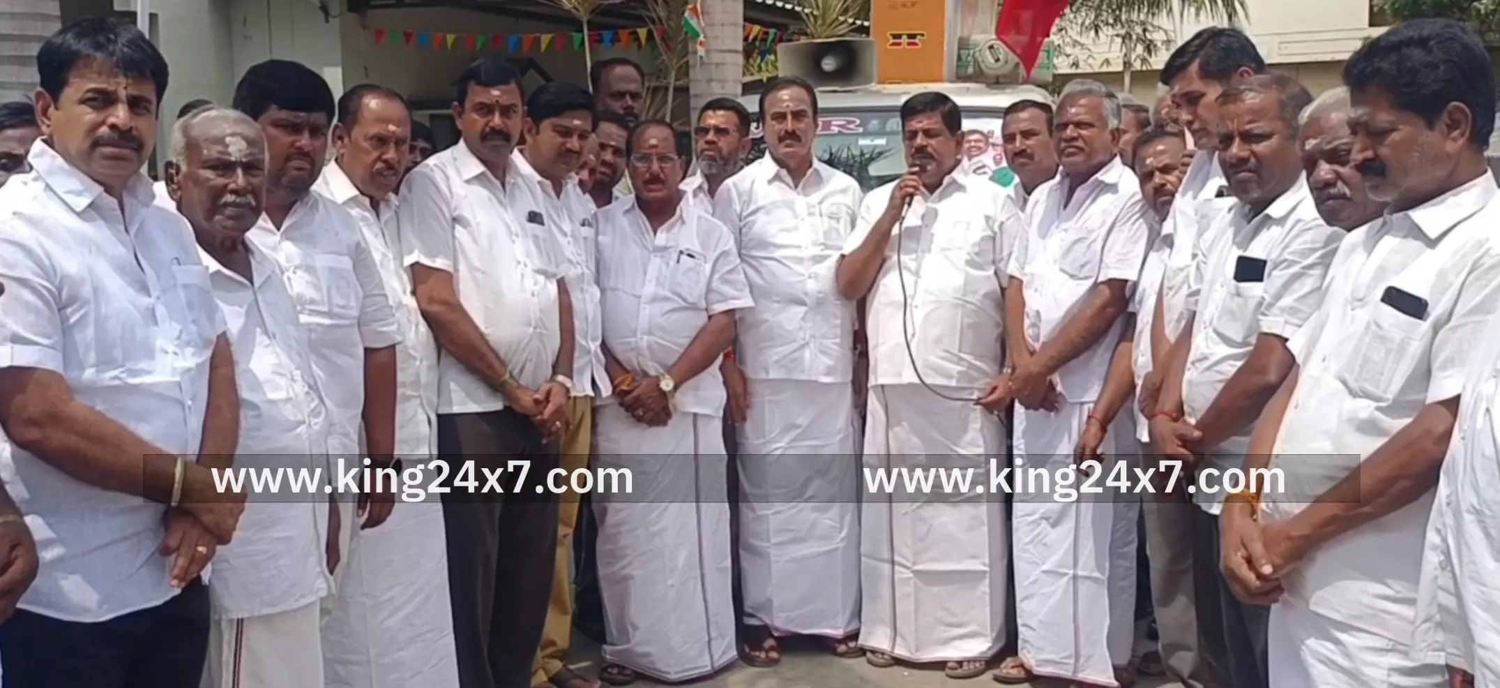 இபிஎஸ் வருகைக்காக உடுமலை ராதாகிருஷ்ணன் பிரச்சாரம் இபிஎஸ் வருகைக்காக உடுமலை ராதாகிருஷ்ணன் பிரச்சாரம்