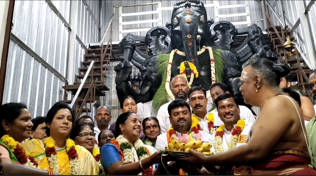 கோவையில் சி.பி.  ராதாகிருஷ்ணனுக்காக சிறப்பு பூஜை  !