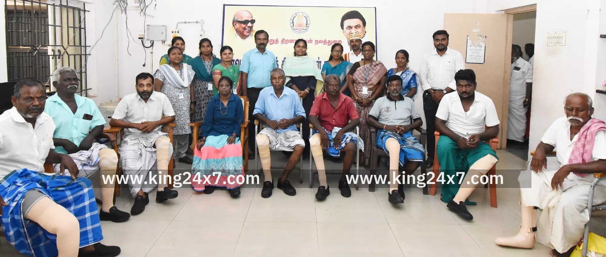 தஞ்சாவூரில் 13 மாற்றுத் திறனாளிகளுக்கு, ரூ.6.44 லட்சம் மதிப்பீட்டில் செயற்கை கால் அவயங்கள் வழங்கல்