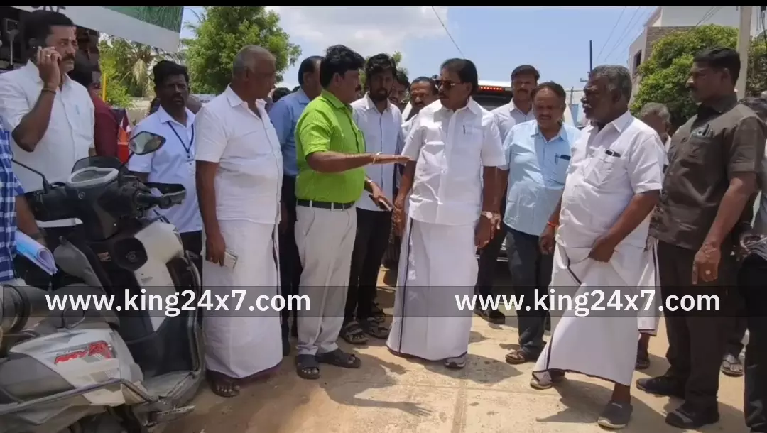அருப்புக்கோட்டை நகராட்சியில் 297 கோடி மதிப்பீட்டில் நடைபெற்று வரும் பாதாள சாக்கடை பணிகளை தமிழ்நாடு வருவாய்த்துறை அமைச்சர் கே.கே.எஸ்.எஸ்.ஆர். ராமச்சந்திரன் நேரில் ஆய்வு*