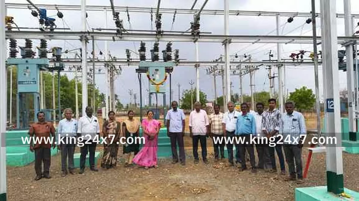 ஆலங்குளம் வட்டாரத்தில் ரூ.39 லட்சத்தில் மின்வழித் தடம் திறப்பு