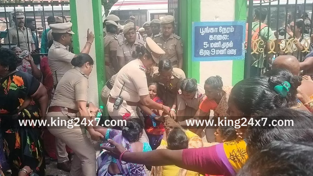 சென்னையில் 5-வது நாளாக தொடரும் தூய்மை பணியாளர்களின் போராட்டம்: வீட்டு வாடகை கூட தரமுடியவில்லை என வேதனை