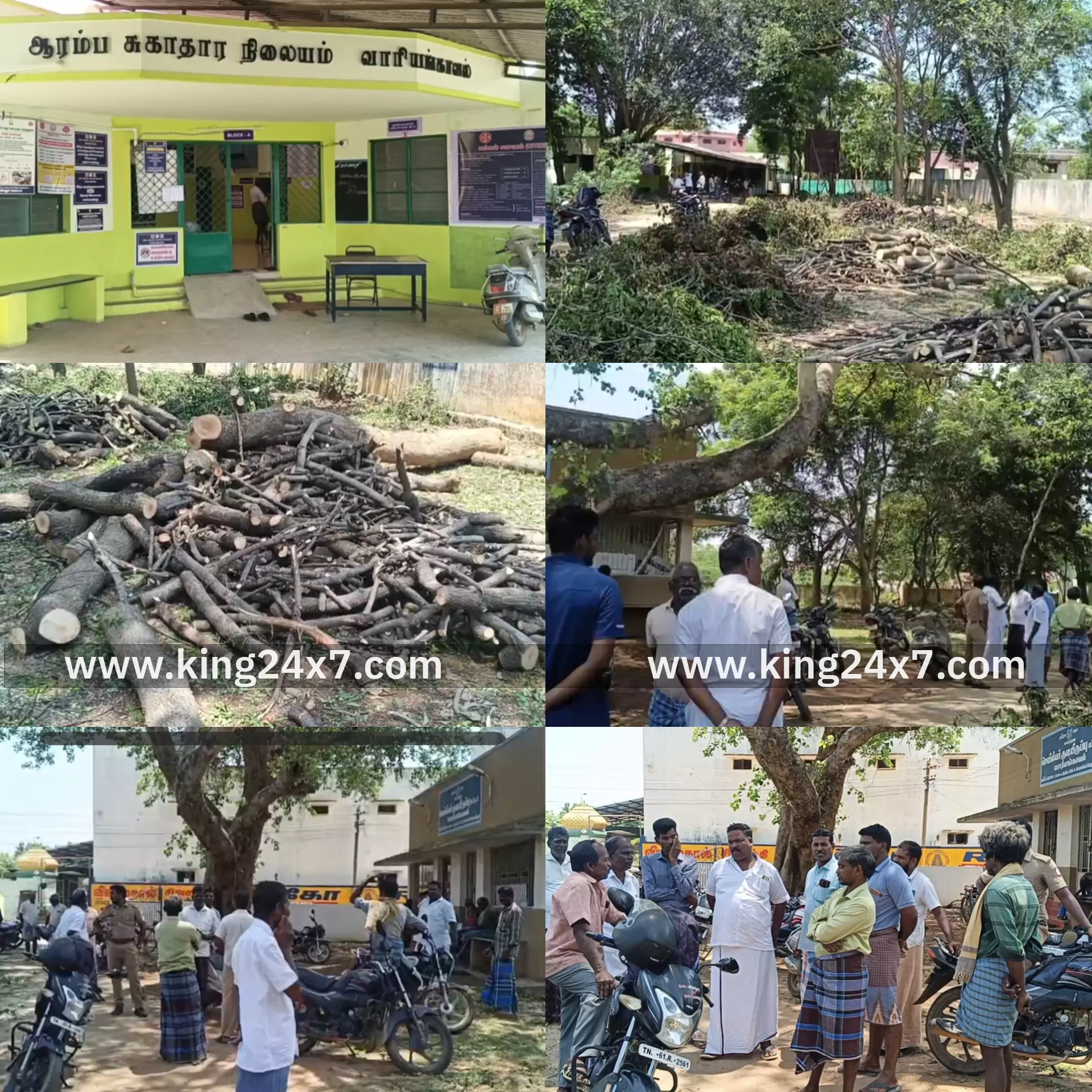 வாரியங்காவல் ஆரம்ப சுகாதார நிலைய வளாகத்தில் உள்ள மரங்களை வெட்டியவர்கள் மீது நடவடிக்கை எடுக்க வலியுறுத்தி பொதுமக்கள் முற்றுகையிட்டதால் பரபரப்பு வாரியங்காவல் ஆரம்ப சுகாதார நிலைய வளாகத்தில் உள்ள மரங்களை வெட்டியவர்கள் மீது நடவடிக்கை எடுக்க வலியுறுத்தி பொதுமக்கள் முற்றுகையிட்டதால் பரபரப்பு