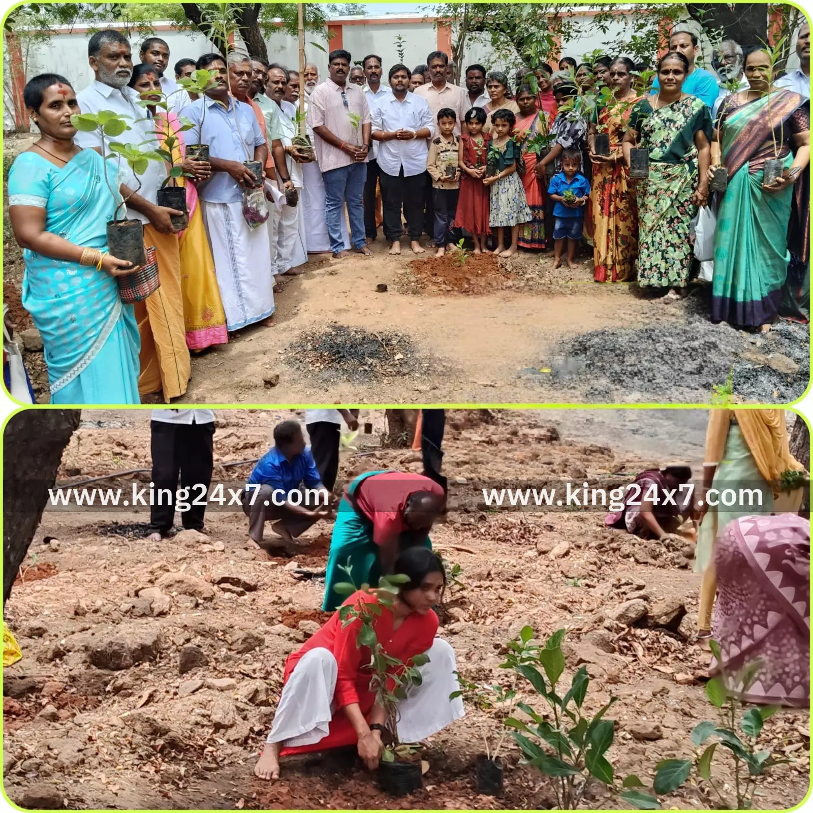 சௌந்தரராஜ பெருமாள் கோவிலில் 27 நட்சத்திர மரங்கள் நடும் விழா