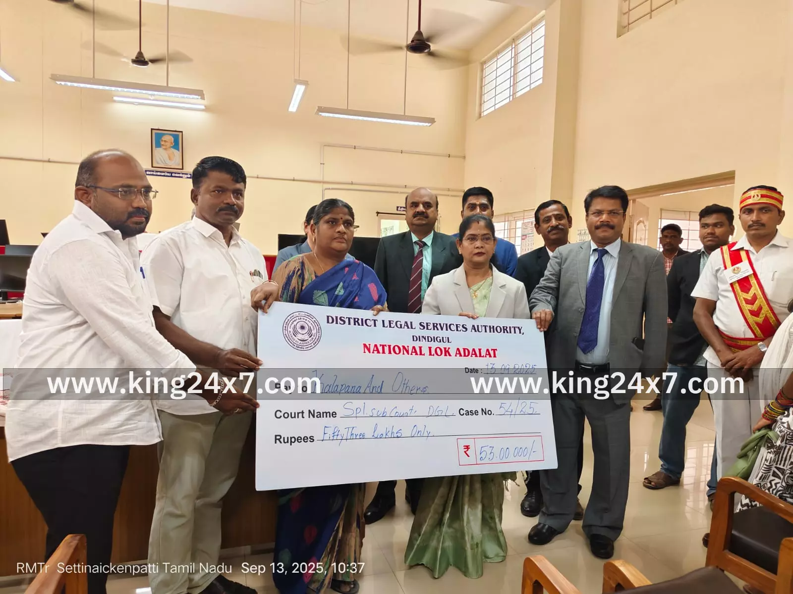 மக்கள் நீதிமன்றம் மூலம் 2,327 வழக்குகள் தீர்வு