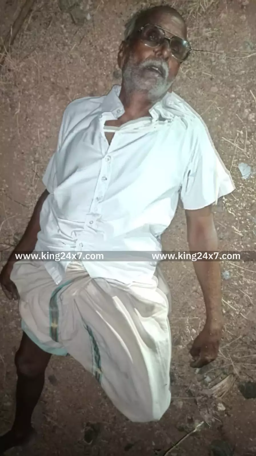பூச்சிமருந்து குடித்து அடையாளம் தெரியாத முதியவர் உயிரிழப்பு