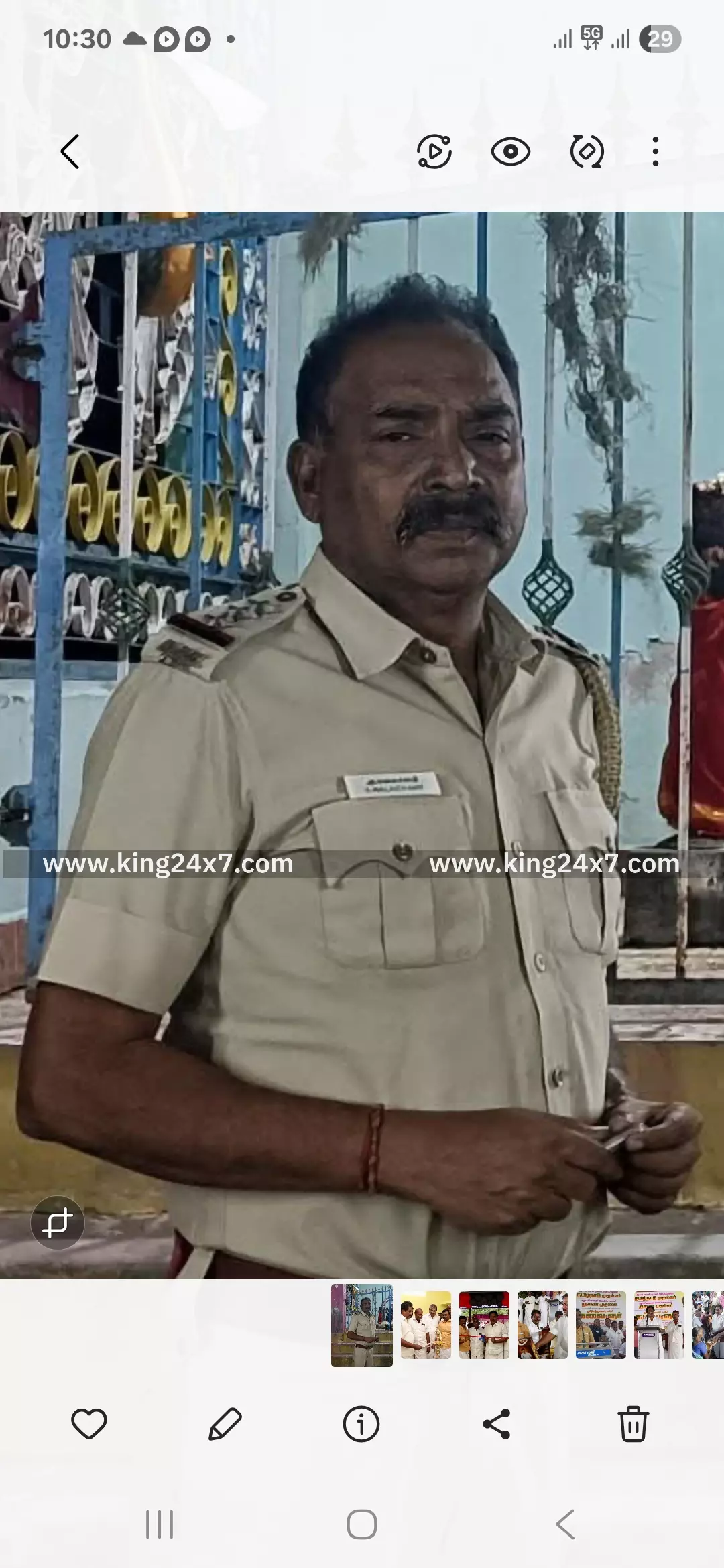 எழுமலை காவல் ஆய்வாளர் மறைவு