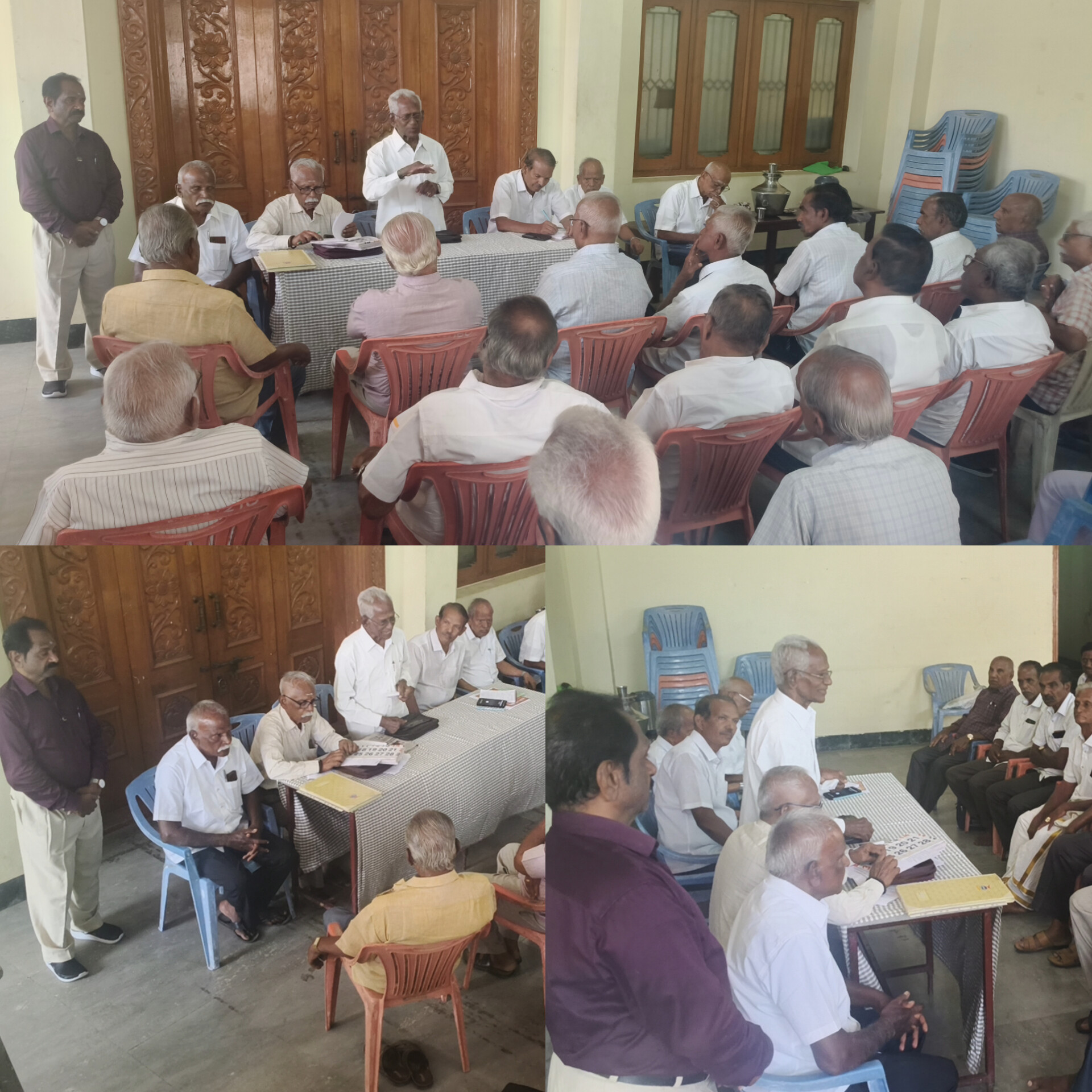 ஓய்வு பெற்ற அலுவலர் சங்க மாவட்ட செயற்குழு கூட்டம்.. ஓய்வு பெற்ற அலுவலர் சங்க மாவட்ட செயற்குழு கூட்டம்..