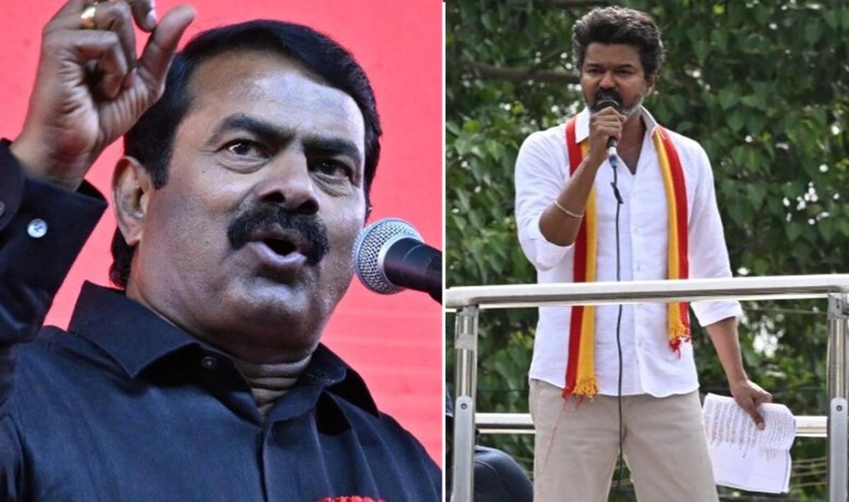 மக்கள் பிரச்சினைகளை எழுதி வைத்துப் படிப்பது சரியல்ல - விஜய் மீது சீமான் விமர்சனம்