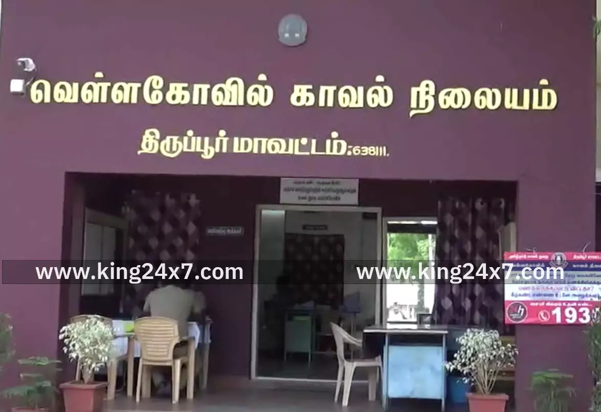 வெள்ளகோவிலில் லாட்டரி சீட்டு விற்றவர் கைது