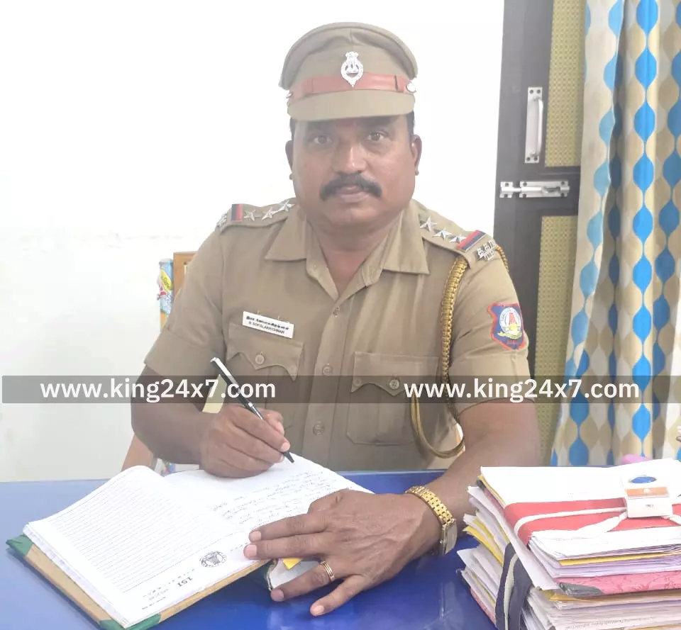 நாகரசம்பட்டி காவல் நிலையத்தில் புதிய இன்ஸ்பெக்டர் பதவி ஏற்பு.