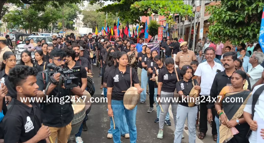 பெரியாரின் 147வது பிறந்த நாளை முன்னிட்டு கருஞ்சட்டை பேரணி ! பெரியாரின் 147வது பிறந்த நாளை முன்னிட்டு கருஞ்சட்டை பேரணி !