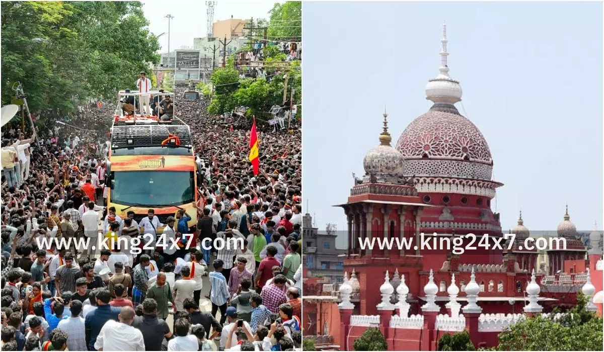 அனைத்து கட்சிகளுக்கும் பொருந்தும் வகையில் பொதுக்கூட்ட விதிமுறைகள்: தவெக வழக்கில் உயர் நீதிமன்றம் உத்தரவு