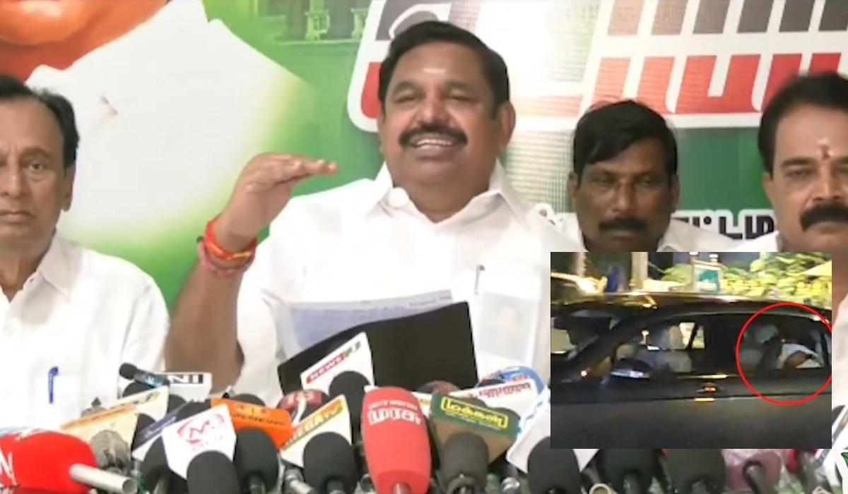 நான் முகத்தை மூடிக்கொண்டு வந்ததாக முதல்வர் பேசுவது சிறுபிள்ளைத்தனமானது - இபிஎஸ்