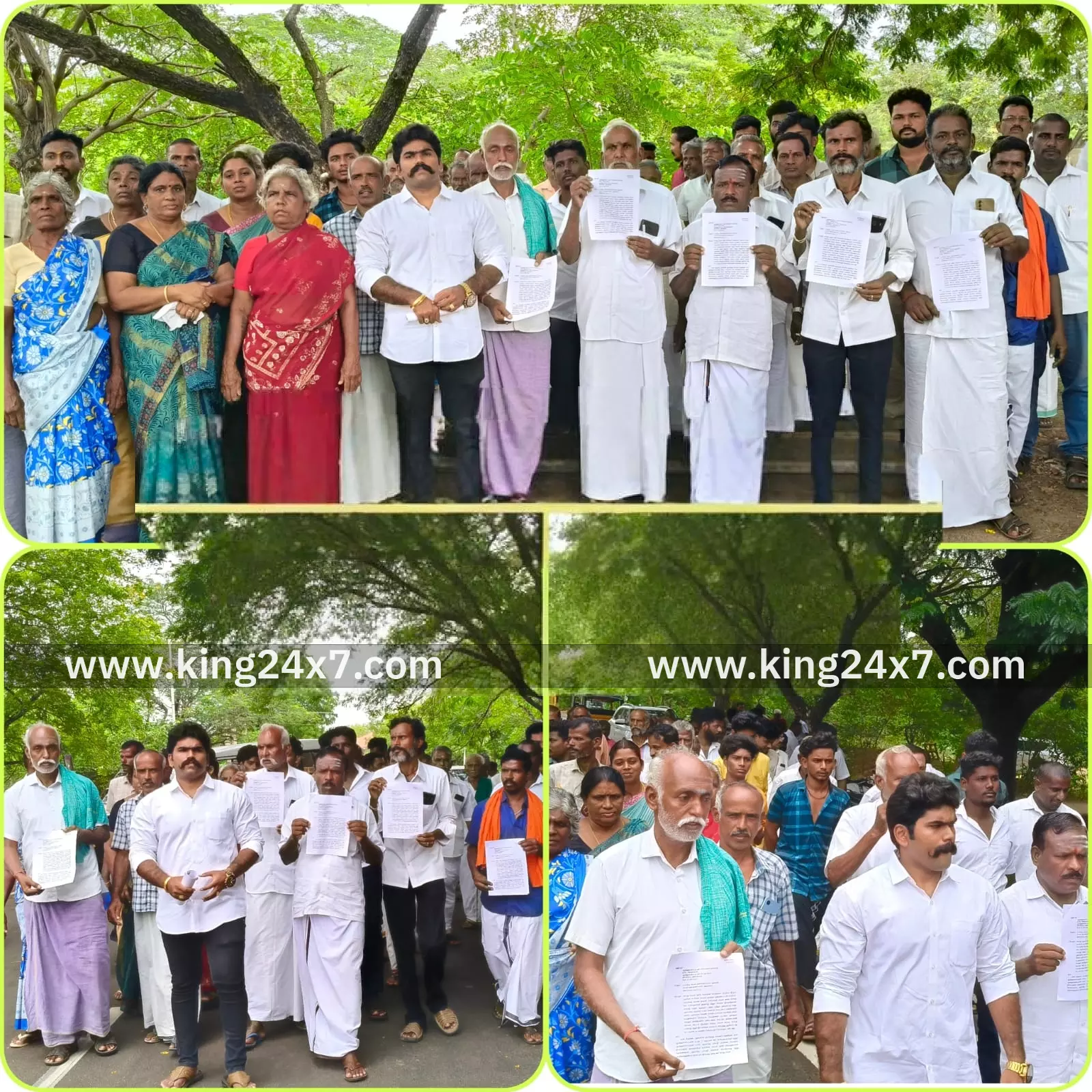 கொலை மிரட்டல் விடுத்தவர்கள் மீது நடவடிக்கை எடுக்கக்கோரி மனு