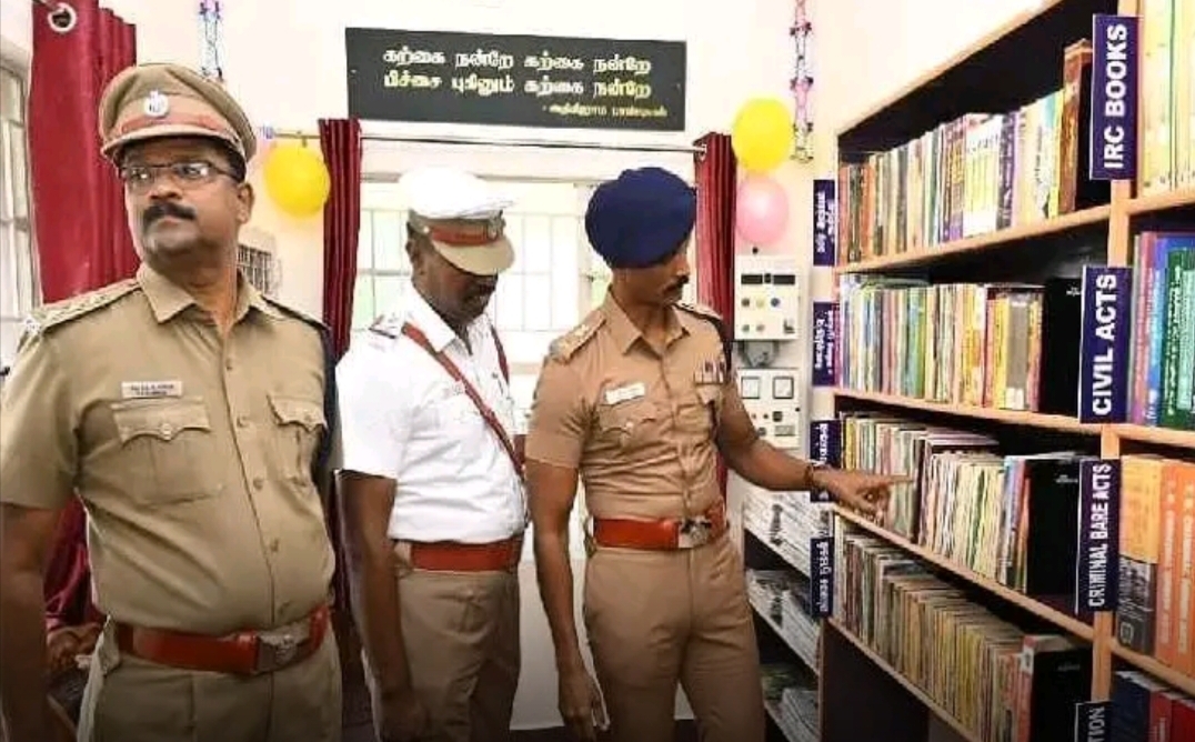 குடியாத்தம் காவல் நிலையத்தில் நூலகம் திறப்பு!