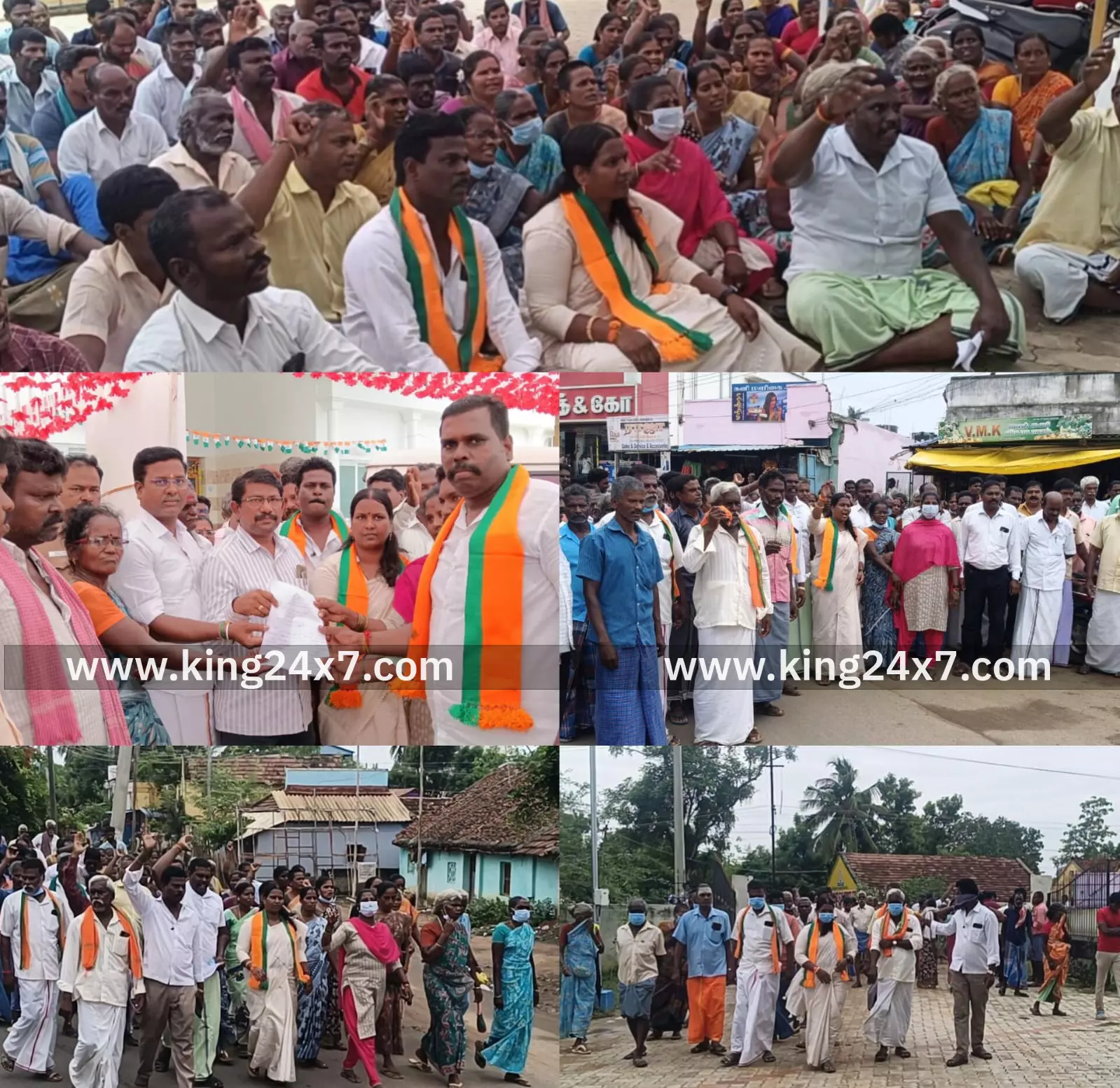 ஜெயங்கொண்டம் நகராட்சி நுண் உரமாக்கும் மையத்தை சுற்றி சுற்றுச்சுவர் அமைத்து பொதுமக்கள் சுகாதாரம் காக்க பாஜகவினர் நகராட்சி அலுவலகம் முன்பு காத்திருப்பு போராட்டம்