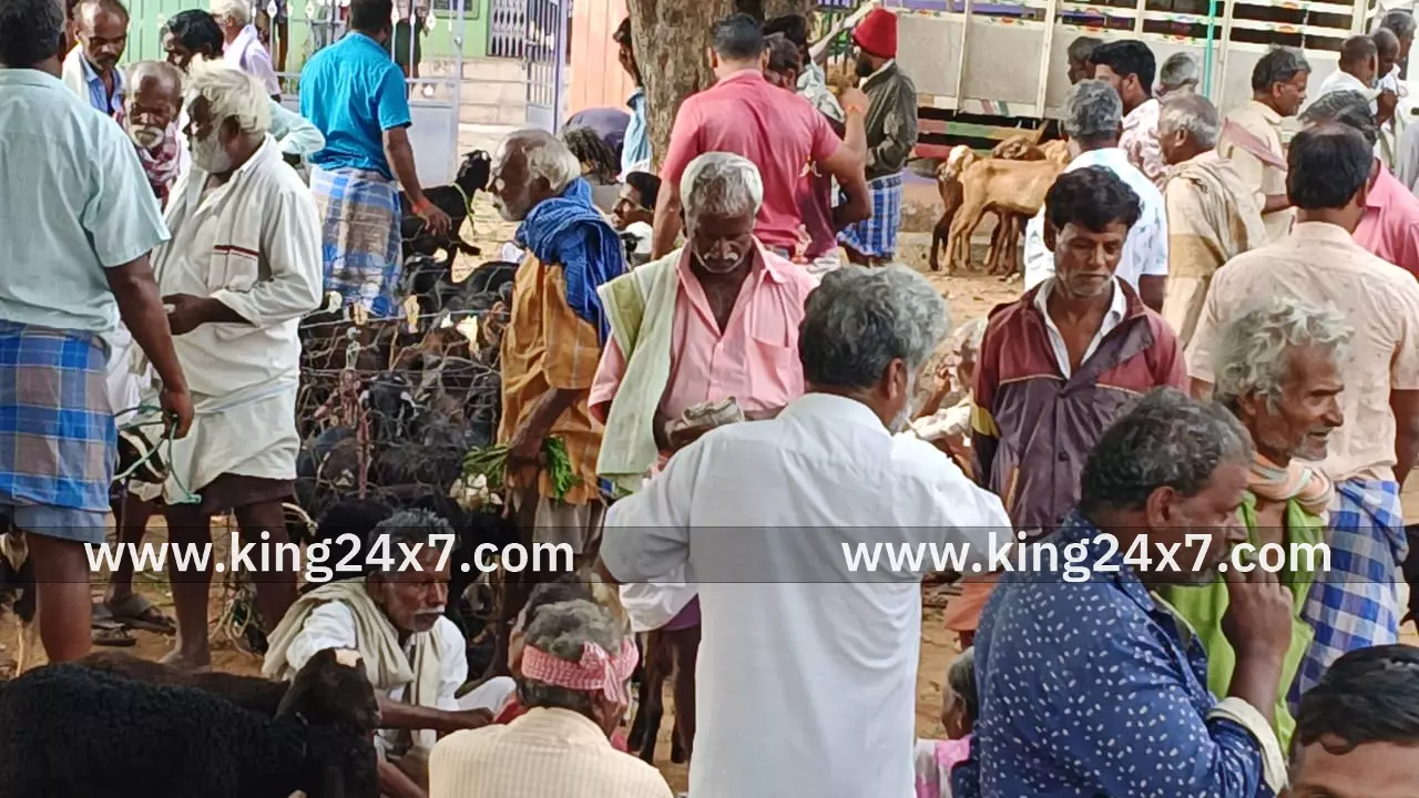 கம்பைநல்லூர் வார சந்தையில் விற்பனை ஜோர்