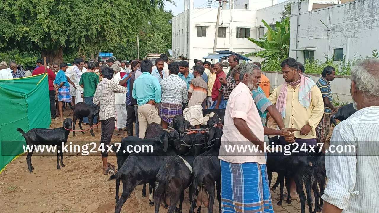 கம்பைநல்லூர் வார சந்தையில் விற்பனை ஜோர்