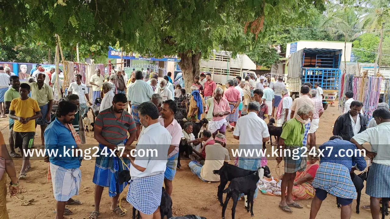 கம்பைநல்லூர் வார சந்தையில் விற்பனை ஜோர்