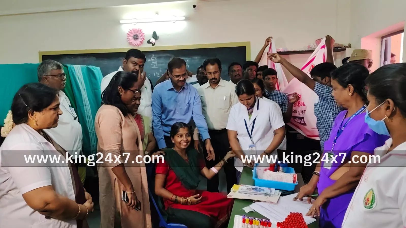 திருவேங்கடத்தில் நலம் காக்கும் ஸ்டாலின் சிறப்பு மருத்துவ முகாம் இன்று நடைபெற்றது திருவேங்கடத்தில் நலம் காக்கும் ஸ்டாலின் சிறப்பு மருத்துவ முகாம் இன்று நடைபெற்றது