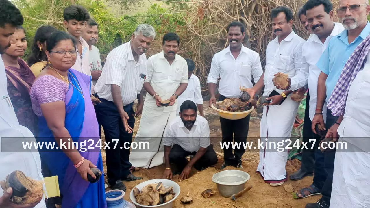 தன்னார்வ அமைப்பு சார்பில் 2000 பனை விதை நடும் விழா