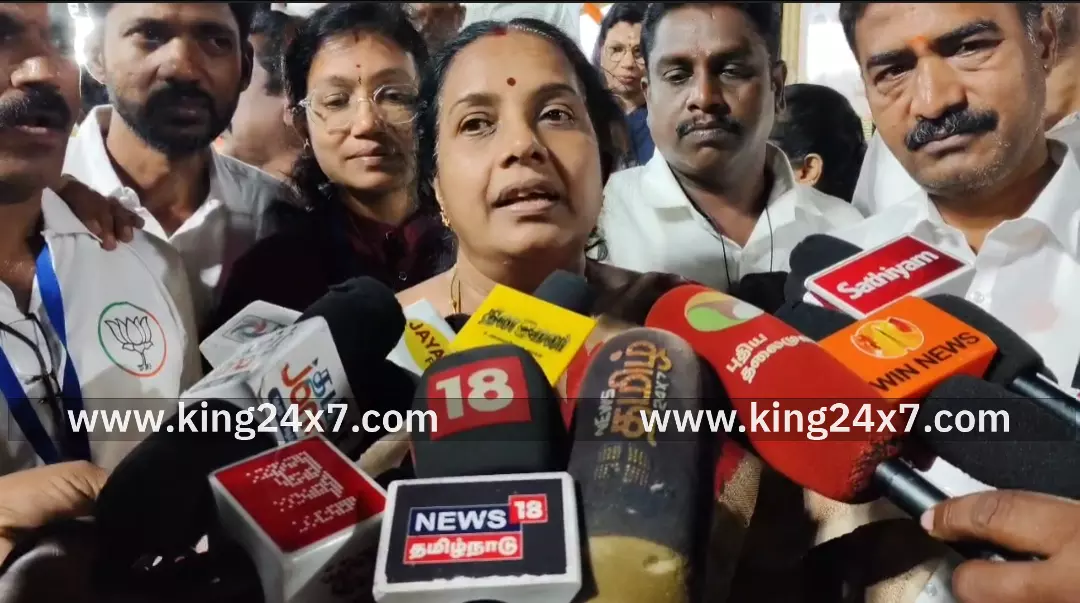 மோடியின் தொழில் மகள் நிகழ்ச்சியில் 1,500 பெண்களுக்கு இலவச பொருட்கள் மற்றும் பயிற்சி — வானதி சீனிவாசன் பேட்டி !