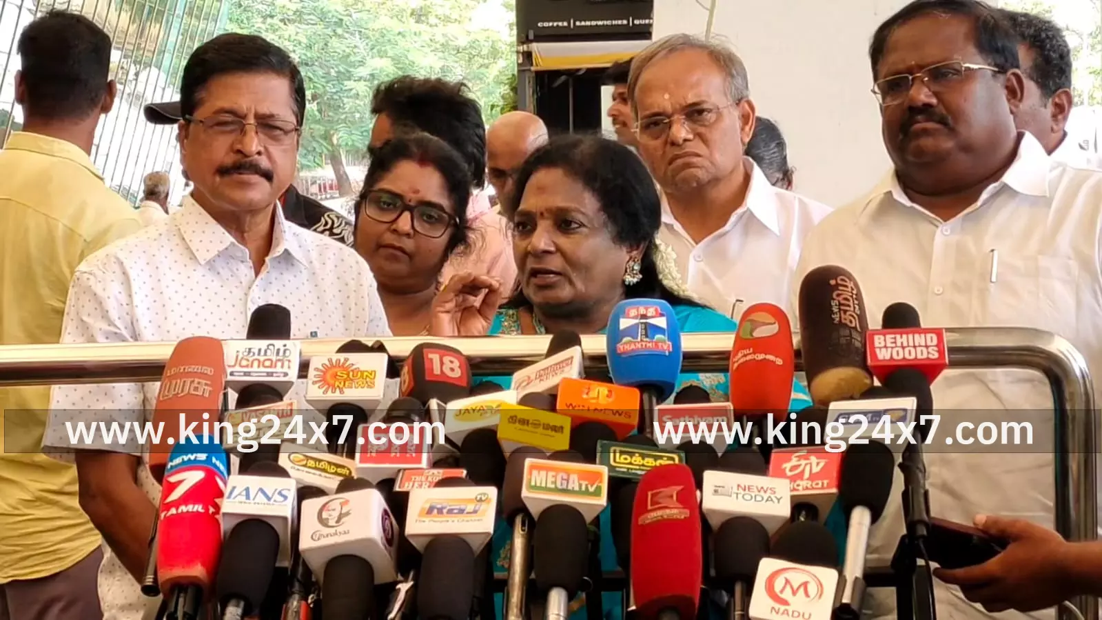தமிழிசை சௌந்தரராஜன் கோவை வருகை – திமுக, கமல், விஜய் மீது கடும் விமர்சனம் !