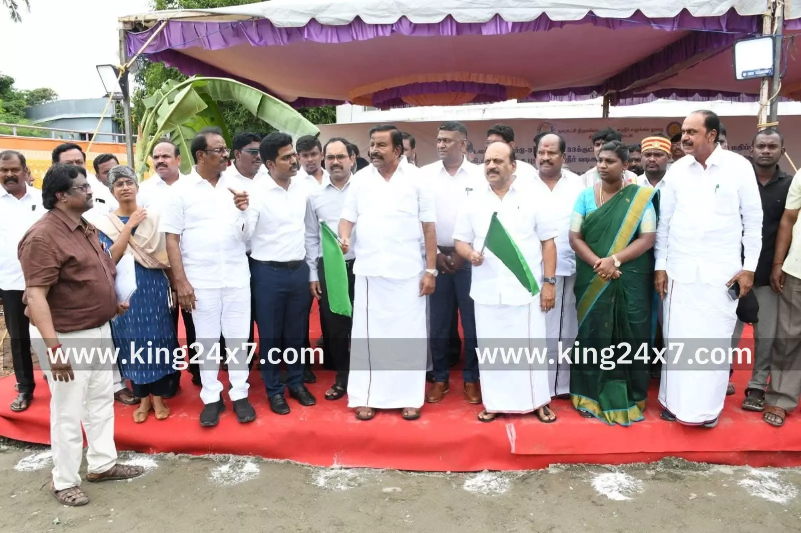 ரூ.17.20 கோடி மதிப்பீட்டில்  புதிய வடிகால் அமைக்கும் பணியினை தொடங்கி வைத்த அமைச்சர்