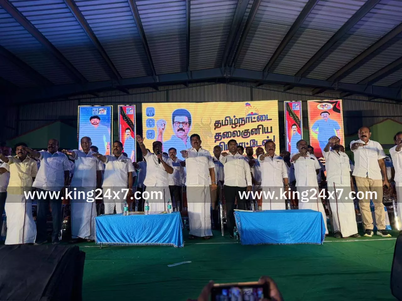 பேரிக்கை: ஓரணியில் தமிழ்நாடு என்று உறுதிமொழி பொதுக்கூட்டம்