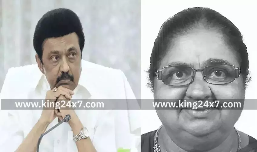 மறைந்த நடிகர் எம்.ஆர். ராதாவின் மனைவி கீதாவின் மறைவுக்கு முதலமைச்சர் மு.க.ஸ்டாலின் இரங்கல்!!