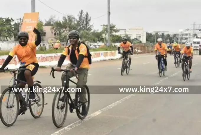 கானத்துார் - மாமல்லபுரம் இடையே, கிழக்கு கடற்கரை சாலையில், சென்னை சைக்ளோத்தான் - 2025 போட்டி கானத்துார் - மாமல்லபுரம் இடையே, கிழக்கு கடற்கரை சாலையில், சென்னை சைக்ளோத்தான் - 2025 போட்டி