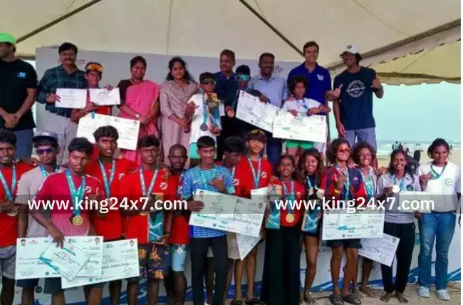 தமிழ்நாடு சர்பிங் சங்கம் மற்றும் தமிழ்நாடு சுற்றுலா துறை இணைந்து கடற்சார் விளையாட்டு போட்டிகள்