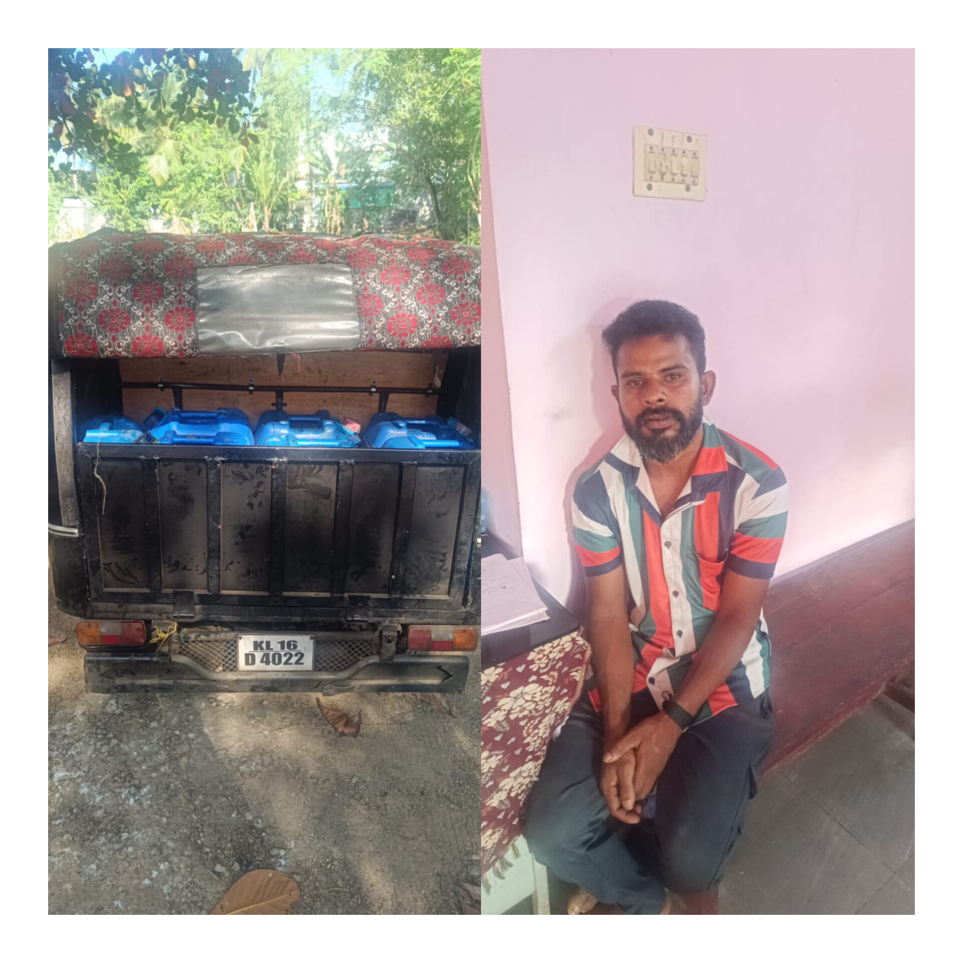 ஆட்டோவில் கடத்திய 200 லிட்டர் மண்ணெண்ணெய் பறிமுதல்