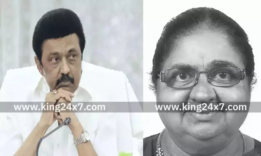 மறைந்த நடிகர் எம்.ஆர். ராதாவின் மனைவி கீதாவின் மறைவுக்கு முதலமைச்சர் மு.க.ஸ்டாலின் இரங்கல்!!