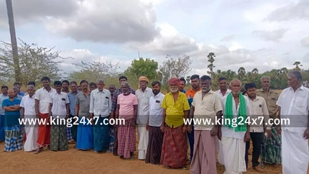 சாம்பவா்வடகரையில் ஆக்கிரமிப்பிலிருந்து குளத்தின் கால்வாயை மீட்கக் கோரிக்கை