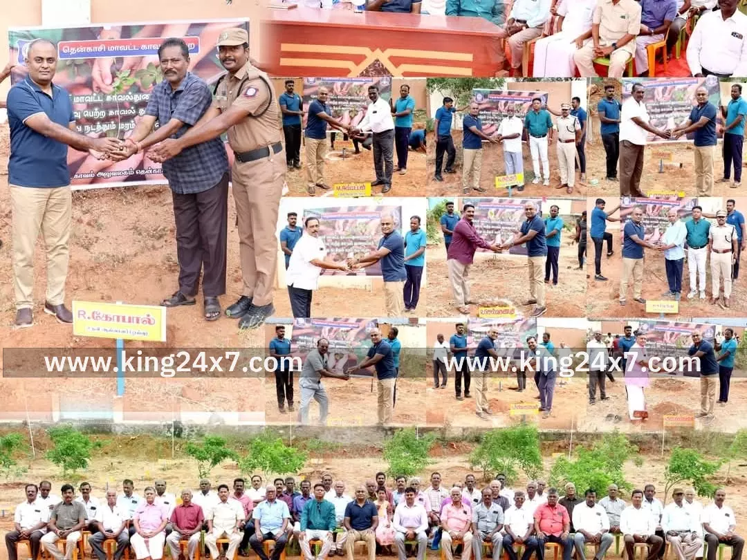 தென்காசியில் மரக்கன்றுகள் நடும் விழா நடைபெற்றது