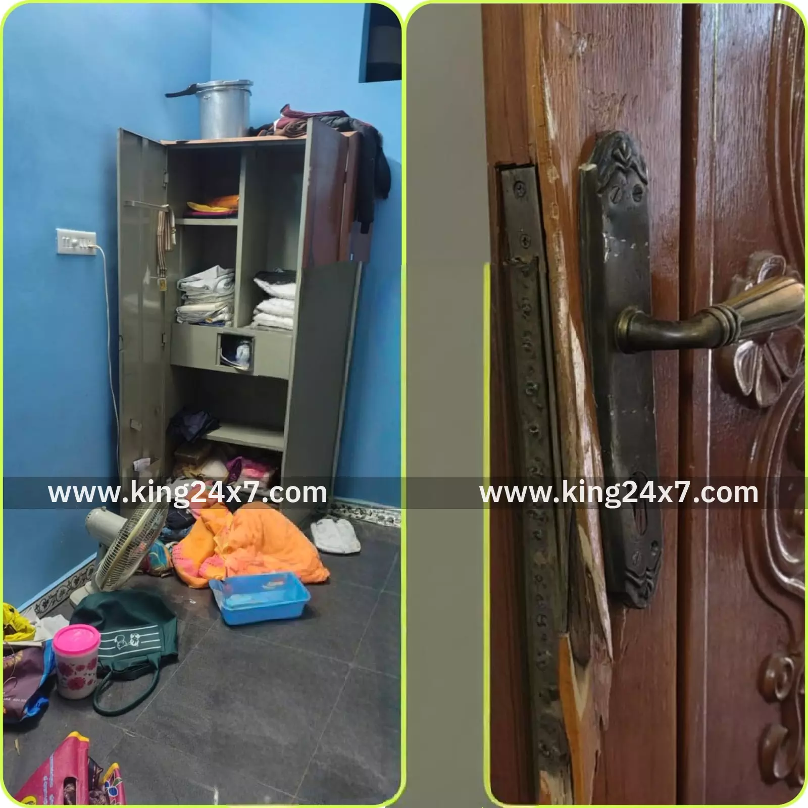 அடுத்தடுத்து 1 வீட்டில் கொள்ளை, 3 வீட்டில் கொள்ளை முயற்சி