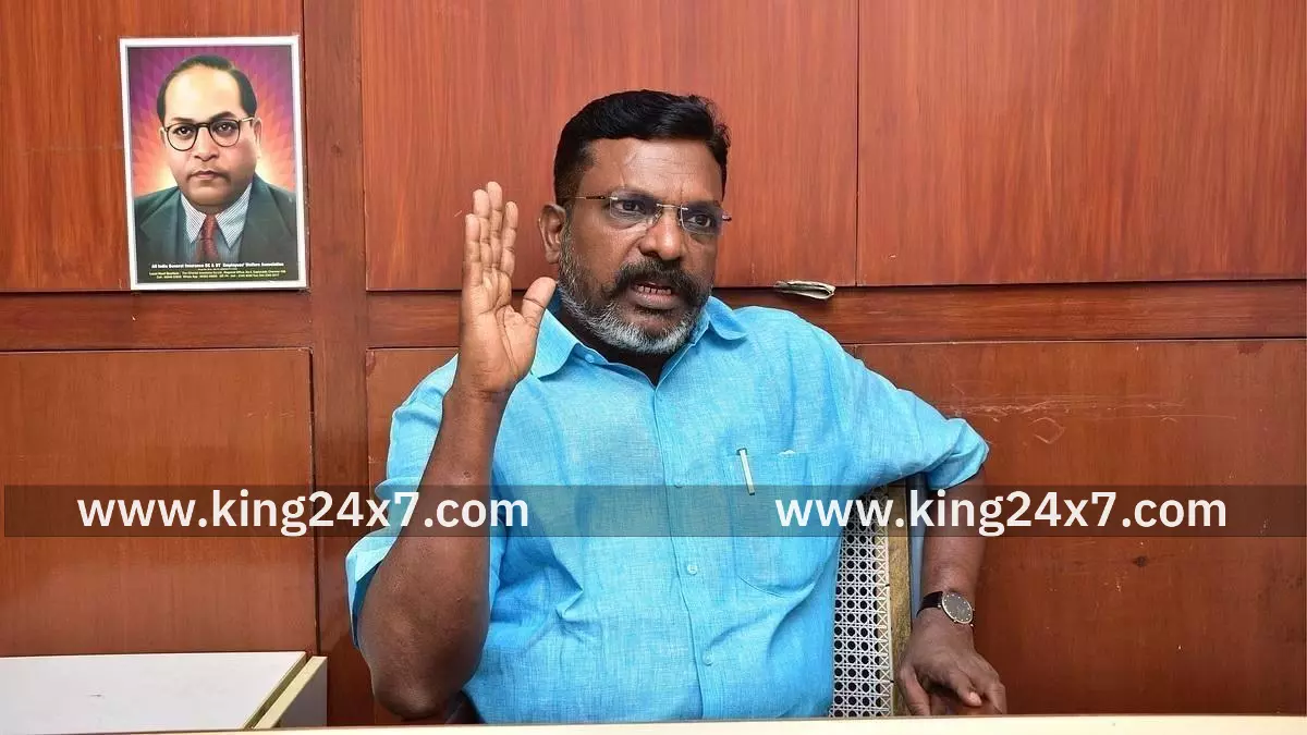 தவெக தலைவர் விஜய்யின் வெறுப்பு அரசியல் எடுபடாது - திருமாவளவன் கருத்து தவெக தலைவர் விஜய்யின் வெறுப்பு அரசியல் எடுபடாது - திருமாவளவன் கருத்து