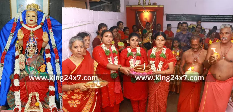 திருவிக நகர் சக்தி பீடத்தில் இயற்கை சீற்றம் தனிய வேண்டி அகண்ட தீப தரிசனம்