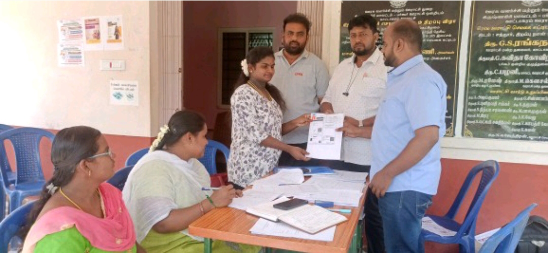 போச்சம்பள்ளி அருகே சந்தூர் கிராமத்தில் தனியார் வேலைவாய்ப்பு முகாம்.